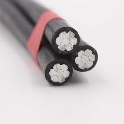 6 AWG Aluminium Triplex Overhead Service Drop Cable ASTM B-230 B-231