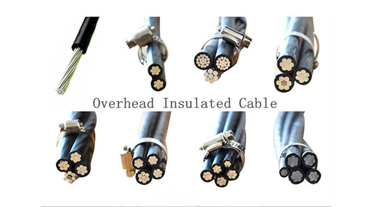 1 Core 2 Core 3 Core Aerial Bundled Cable Overhead Xlpe / Pvc Geïsoleerd