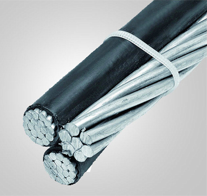 6 Awg Triplex Overhead Service Drop Cable Met Boodschapper Draad