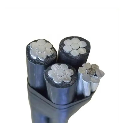 Aluminium geleider LV ABC kabel XLPE PE LDPE PVC geïsoleerde overhead duplex triplex quadruplex service drop kabel