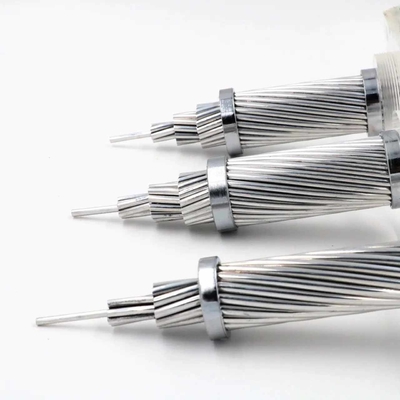 Corrosiebestendig ACSR-draad ASTM Aluminium geleider Stalen versterkte kabel Hoog trekvermogen Lage sag Voor electrificatie in het platteland