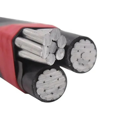 0.6/1kv Lage Spanning Midden Spanning Afstandspeler Overhead Geïsoleerde Lijn Aluminium Aerial Bundle Cable ABC Cable