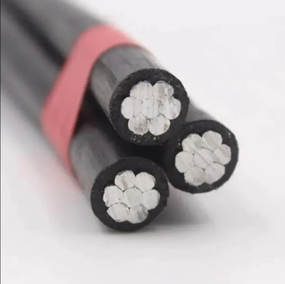 0.6/1kv Lage Spanning Midden Spanning Afstandspeler Overhead Geïsoleerde Lijn Aluminium Aerial Bundle Cable ABC Cable