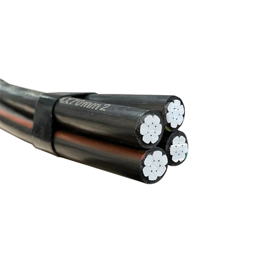 Overhead Twisted Aluminium Aerial ABC Cable Aerial Bundled Electrical Cable