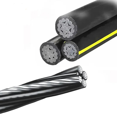 1KV PVC / XLPE / PE geïsoleerde overhead elektrische transmissie luchtbundeldraad