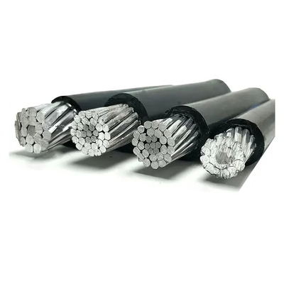 Overhead aluminium geleider XLPE geïsoleerde elektrische kabels Quadruplex Duplex Triplex Drop elektrische draad kabel
