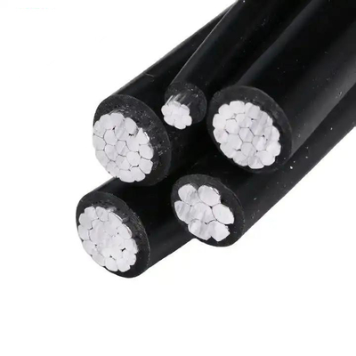 XLPE geïsoleerde aluminiumdraad PVC overheadfasekabel Vervaardiger van mobiele elektrische stroomkabels
