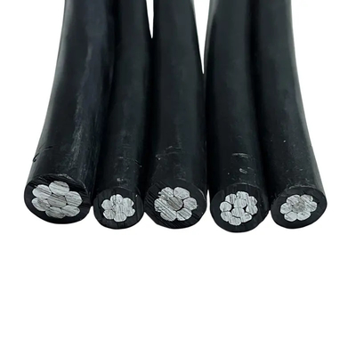 XLPE geïsoleerde aluminiumdraad PVC overheadfasekabel Vervaardiger van mobiele elektrische stroomkabels
