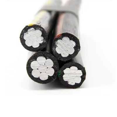Aerial Bundled Cable 4 Core 16Mm 35Mm 95Mm Overhead Cable Xlpe Geïsoleerde Aluminium Electrical ABC Cable