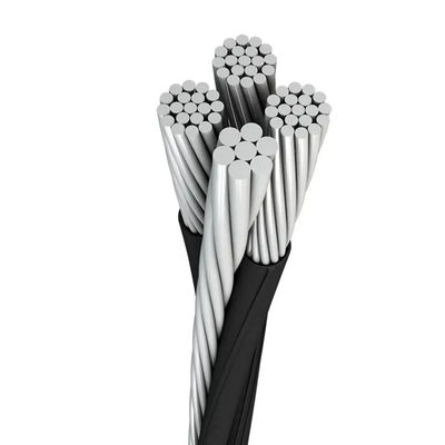 Luchtkabel bedekte lijndraden tot 35KV Service Drop Cable Aluminiumkabel 16mm2 XLPE Geïsoleerde Twisted Service
