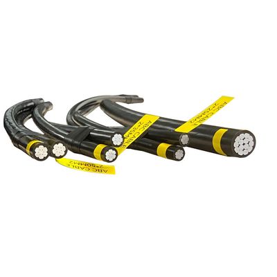 Bovengrondse LV-stroomkabel Aluminium geleider XLPE PE LDPE PVC geïsoleerde ABC-kabel Duplex Triplex Quadruplex kabel