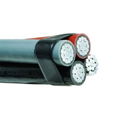 Bovengrondse LV-stroomkabel Aluminium geleider XLPE PE LDPE PVC geïsoleerde ABC-kabel Duplex Triplex Quadruplex kabel