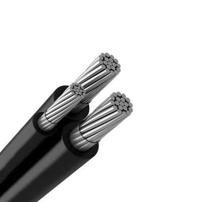 Aluminium geleider LV stroom ABC kabel XLPE PE LDPE PVC geïsoleerde bovengrondse duplex triplex quadruplex service drop kabel