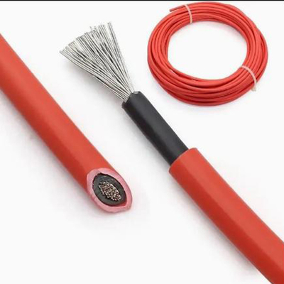 TÜV-gecertificeerde vertinde koperen zonne-PV-kabel 1500V XLPE-isolatie