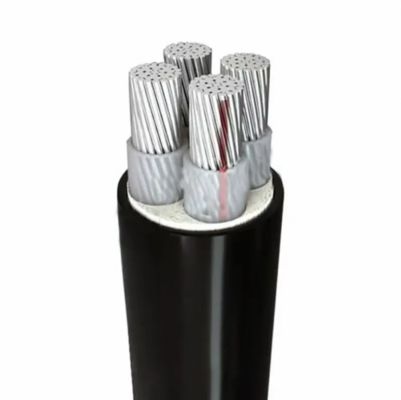 PVC geïsoleerde PVC mantel laagspanningsstroomkabel 4 aders aluminium/aluminiumlegering geleider laagspanningskabel
