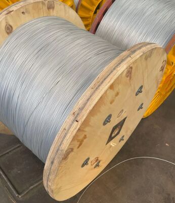 Aluminum-Clad Steel Wire (2.6mm–4.0mm) for ACSR/AW, OPGW Cable Construction & Overhead Power Lines