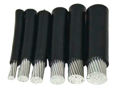 Aluminium Twist Service Drop Elektrische Pvc/Xlpe geïsoleerde luchtkabels Specificatie Lage aluminiumkabel