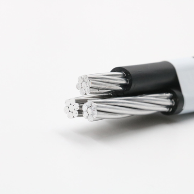 Aluminium-triplexdraad XLPE Geïsoleerde overhead-ABC-kabel Drie 3-fasenkabel