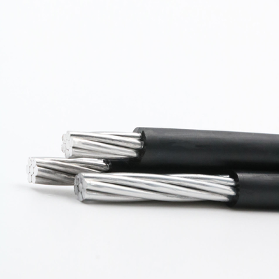 Aluminium-triplexdraad XLPE Geïsoleerde overhead-ABC-kabel Drie 3-fasenkabel