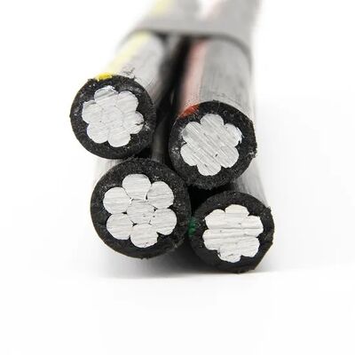 0.6/1kv Overhead Aluminium geleider XLPE Geïsoleerde elektrische kabels Quadruplex Duplex Triplex Service Drop Elektrische draad ABC-kabel