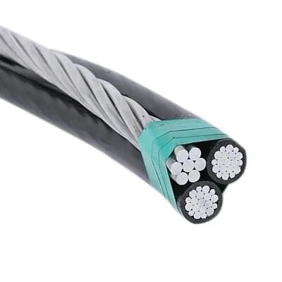 Duplex-triplex-quadruplex-aerial gebundeld/gebundeld bovenhoofd XLPE geïsoleerde aluminium ABC-kabel