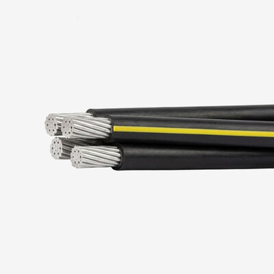 4X50m㎡ 4X95m㎡Aluminum Conductor Cable XLPE/PVC/PE Insulated ABC Cable AAC AAAC 0.6/1kv Standard Aerial Bundled Conductor