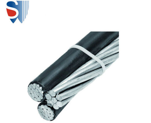 XLPE isoleerde triplex van het de dalings1/0awg Aluminium van de quadraplexdienst Distributie van de Leidercable for overhead