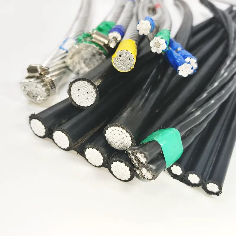 16mm 25mm 40mm 63mm 100mm 125mm Groothandel Overhead Conductor AACSR Aluminiumlegering Conductor Versterkt staal