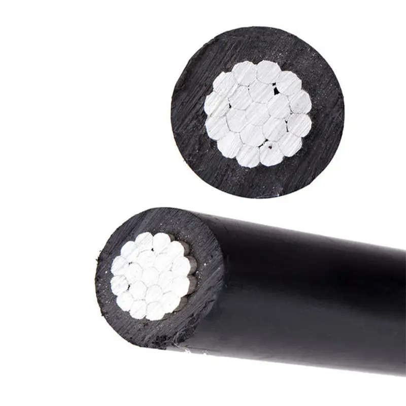 Overhead aluminium geleider XLPE geïsoleerde elektrische kabels Quadruplex Duplex Triplex Drop elektrische draad kabel