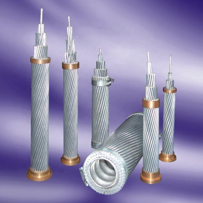 AACSR-geleider (Aluminiumlegeringsgeleider met versterkt staal) legering bovenhoofd naakte geleider op maat geleider voor ruige bergachtige gebieden