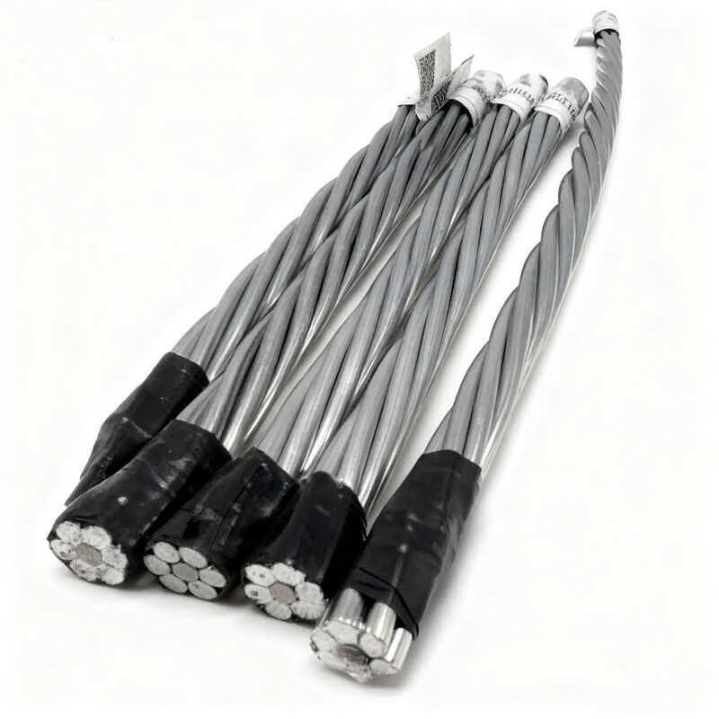 ASTM B549 Quail/AW ACSR-geleider 133.1 MCM (2/0 AWG) Aluminium bekleed staal versterkt voor luchtleidingen