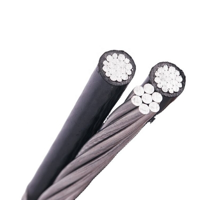 1kv 4 AWG XLPE Geïsoleerde kabel Triplex Overhead Service Drop Cable