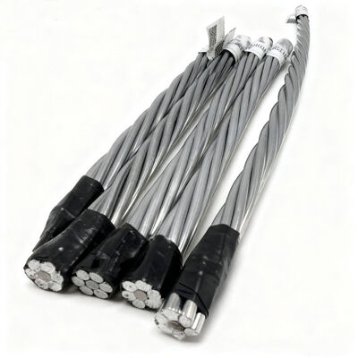 ASTM B549 Quail/AW ACSR-geleider 133.1 MCM (2/0 AWG) Aluminium bekleed staal versterkt voor luchtleidingen