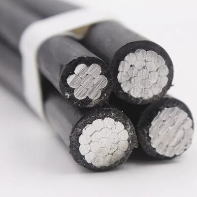 ABC Aerial Bundled Cable Overhead Geïsoleerde elektriciteitsleiding voor veilige distributie Weerbestendige