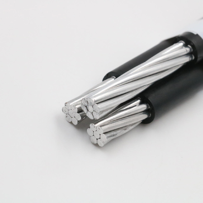 Aluminium-triplexdraad XLPE Geïsoleerde overhead-ABC-kabel Drie 3-fasenkabel