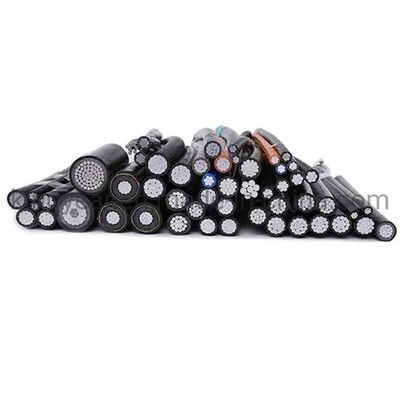 Duplex-triplex-quadruplex-aerial gebundeld/gebundeld bovenhoofd XLPE geïsoleerde aluminium ABC-kabel