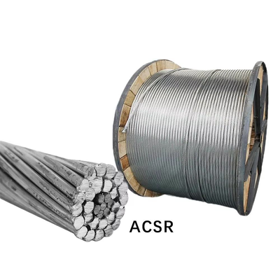 IEC 61089 Blank gestrande ACSR-geleider Aluminium Staal Versterkte Kabel met Verzinkte Stalen Kern voor Bovengrondse Leidingen